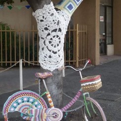 Kanini Crochet Carpet & Covered Bike